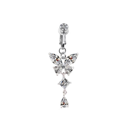 Butterfly Clip on belly Ring