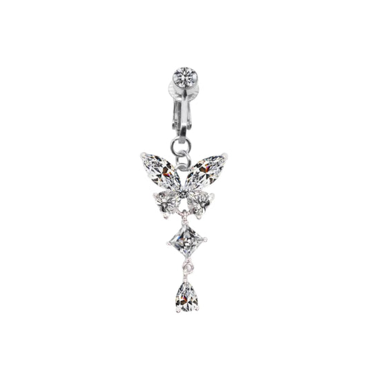 Butterfly Clip on belly Ring