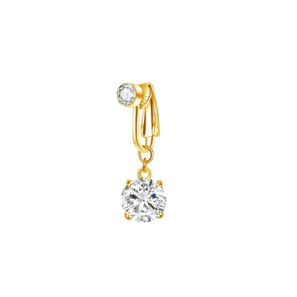 Kendal Gold Clip on Belly ring