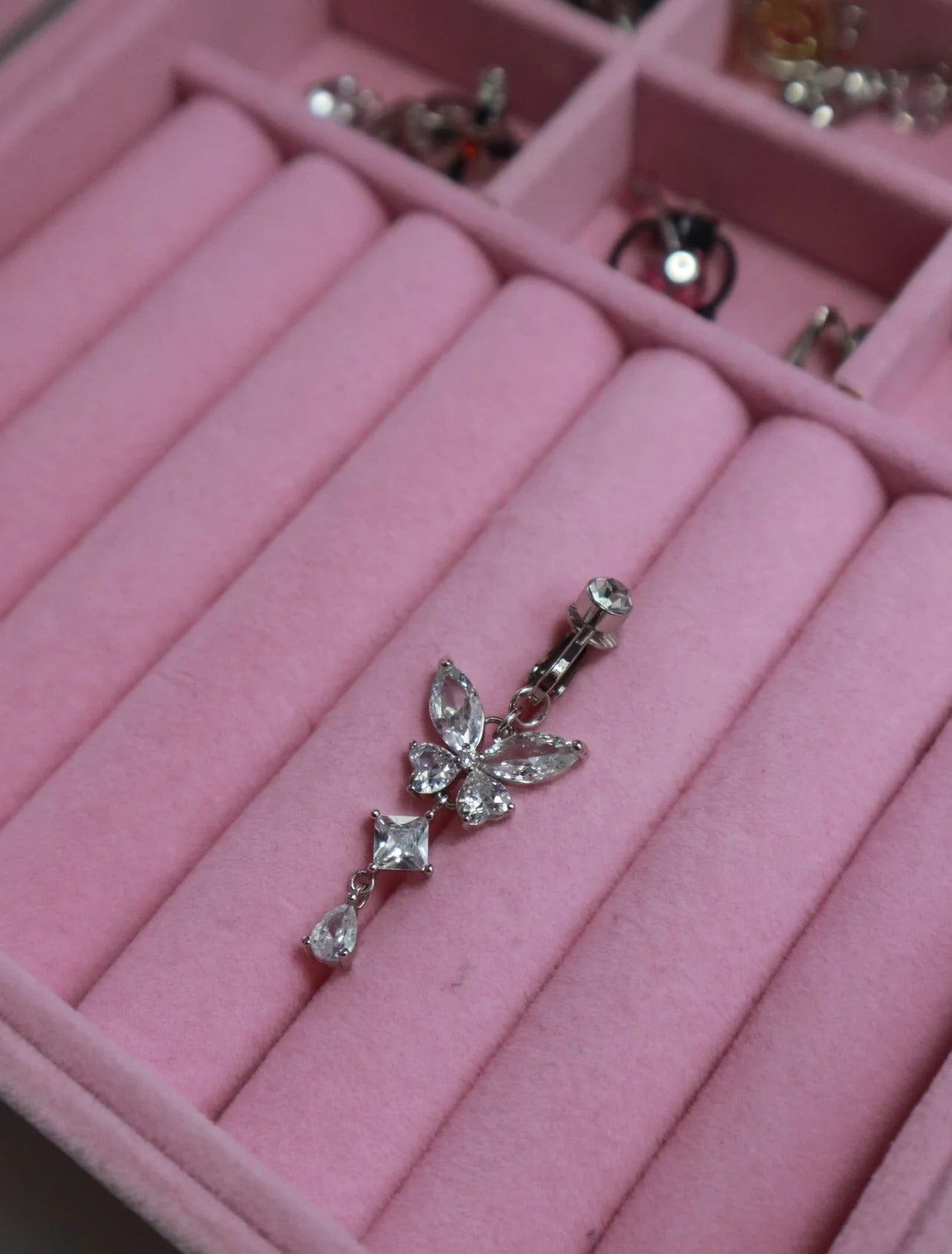 Butterfly Clip on belly Ring